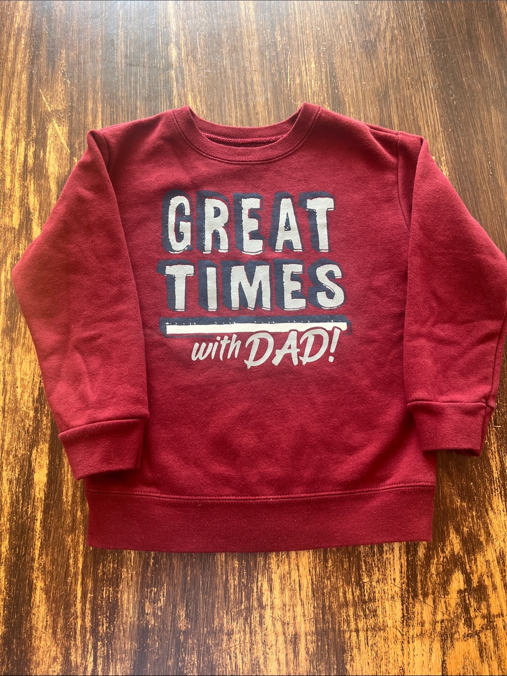 Garanimals Burgundy 'Great Times with Dad' Sweatshirt